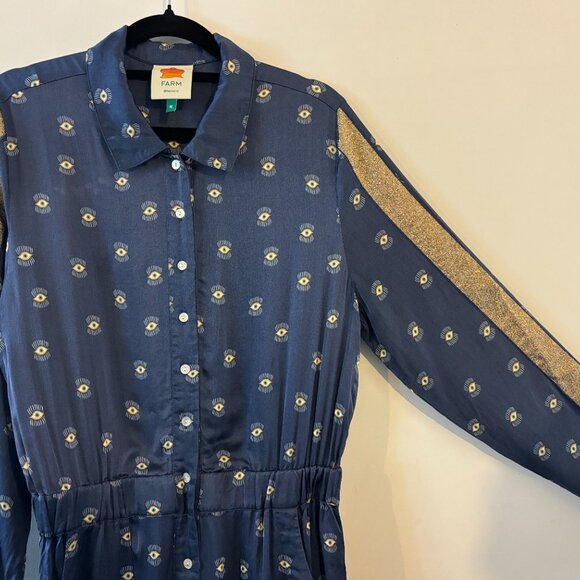 FARM Rio Evil Eye Wink Wink Jumpsuit - Picture 3 of 12